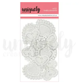 UNIQUELY CREATIVE UNIQUELY CREATIVE MIXED LACE HEARTS