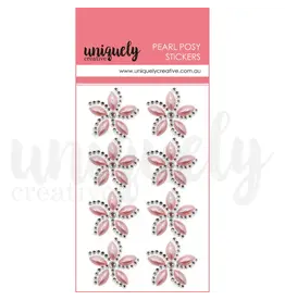 UNIQUELY CREATIVE UNIQUELY CREATIVE PINK PEARL POSY STICKERS