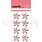 UNIQUELY CREATIVE UNIQUELY CREATIVE PINK PEARL POSY STICKERS