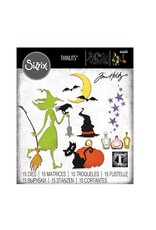 SIZZIX SIZZIX TIM HOLTZ THINLITS VAULT WICKED DIE SET