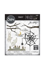 SIZZIX SIZZIX TIM HOLTZ THINLITS VAULT FRIGHT NIGHT DIE SET