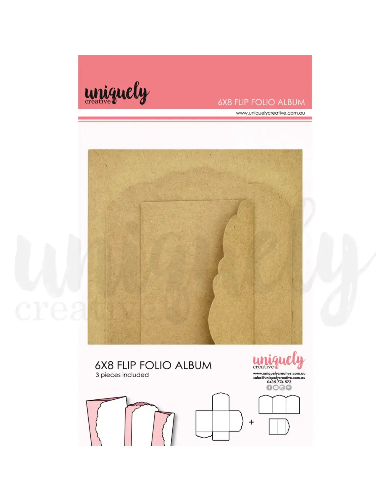 UNIQUELY CREATIVE UNIQUELY CREATIVE KRAFT FLIP FOLIO ALBUM