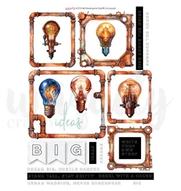 UNIQUELY CREATIVE UNIQUELY CREATIVE STEAMPUNK GRAFFITI CUT-A-PARTS