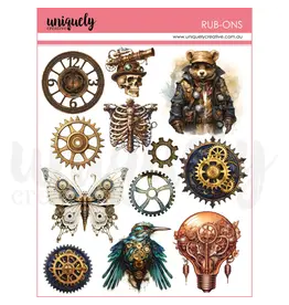 UNIQUELY CREATIVE UNIQUELY CREATIVE STEAMPUNK RUB-ONS