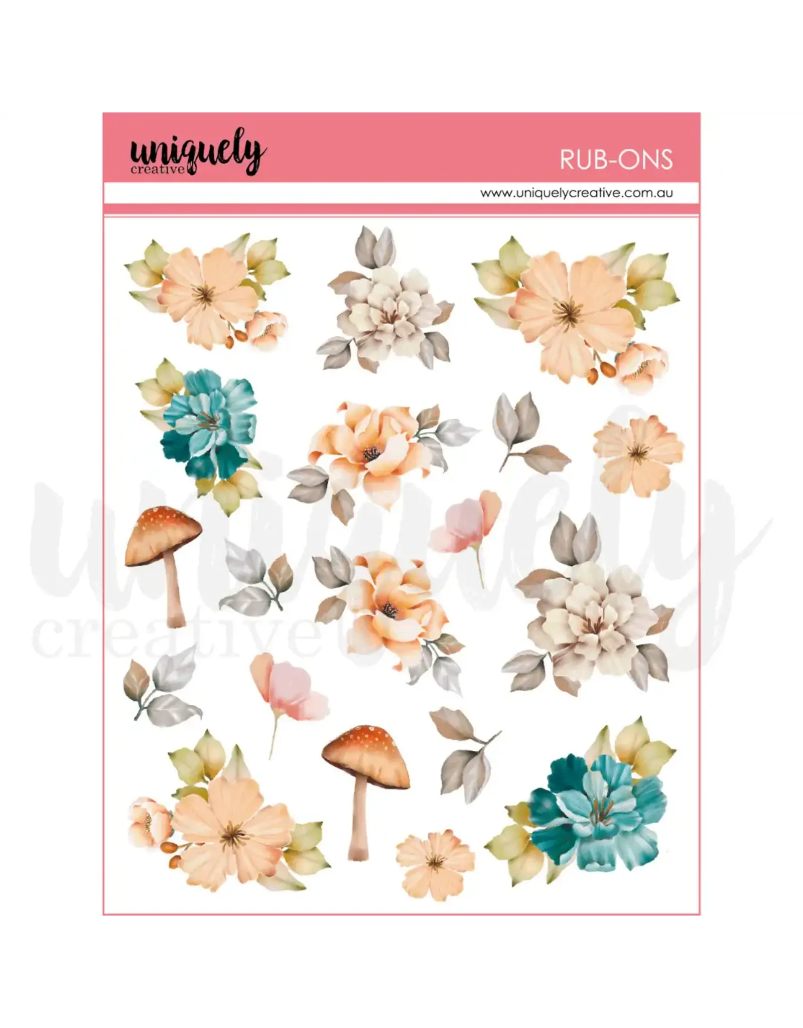 UNIQUELY CREATIVE UNIQUELY CREATIVE ENCHANTED FOREST RUB-ONS