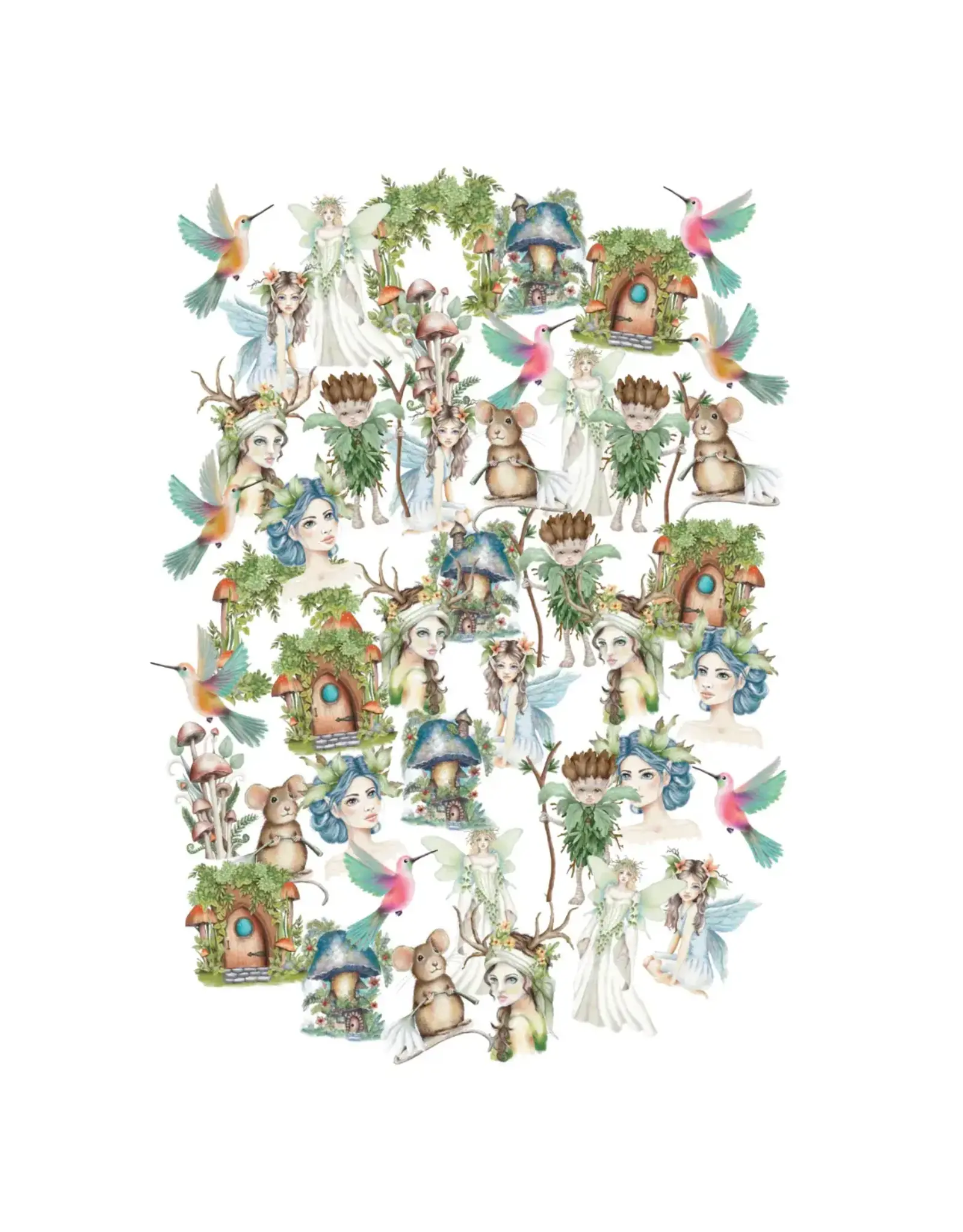 UNIQUELY CREATIVE UNIQUELY CREATIVE ENCHANTED FOREST CHARACTERS VELLUM CREATIVE CUTS DIE CUTS