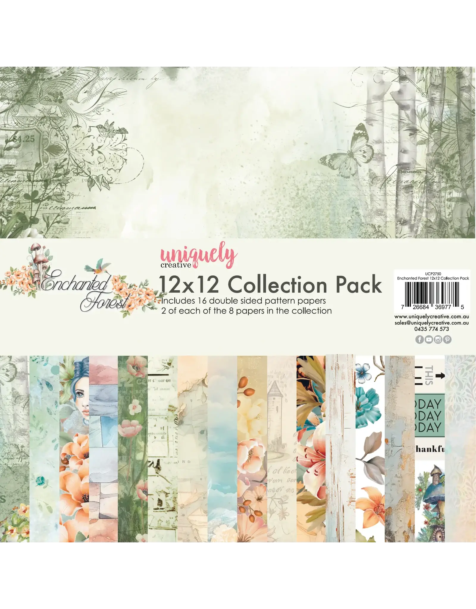 UNIQUELY CREATIVE UNIQUELY CREATIVE ENCHANTED FOREST 12x12 COLLECTION PACK