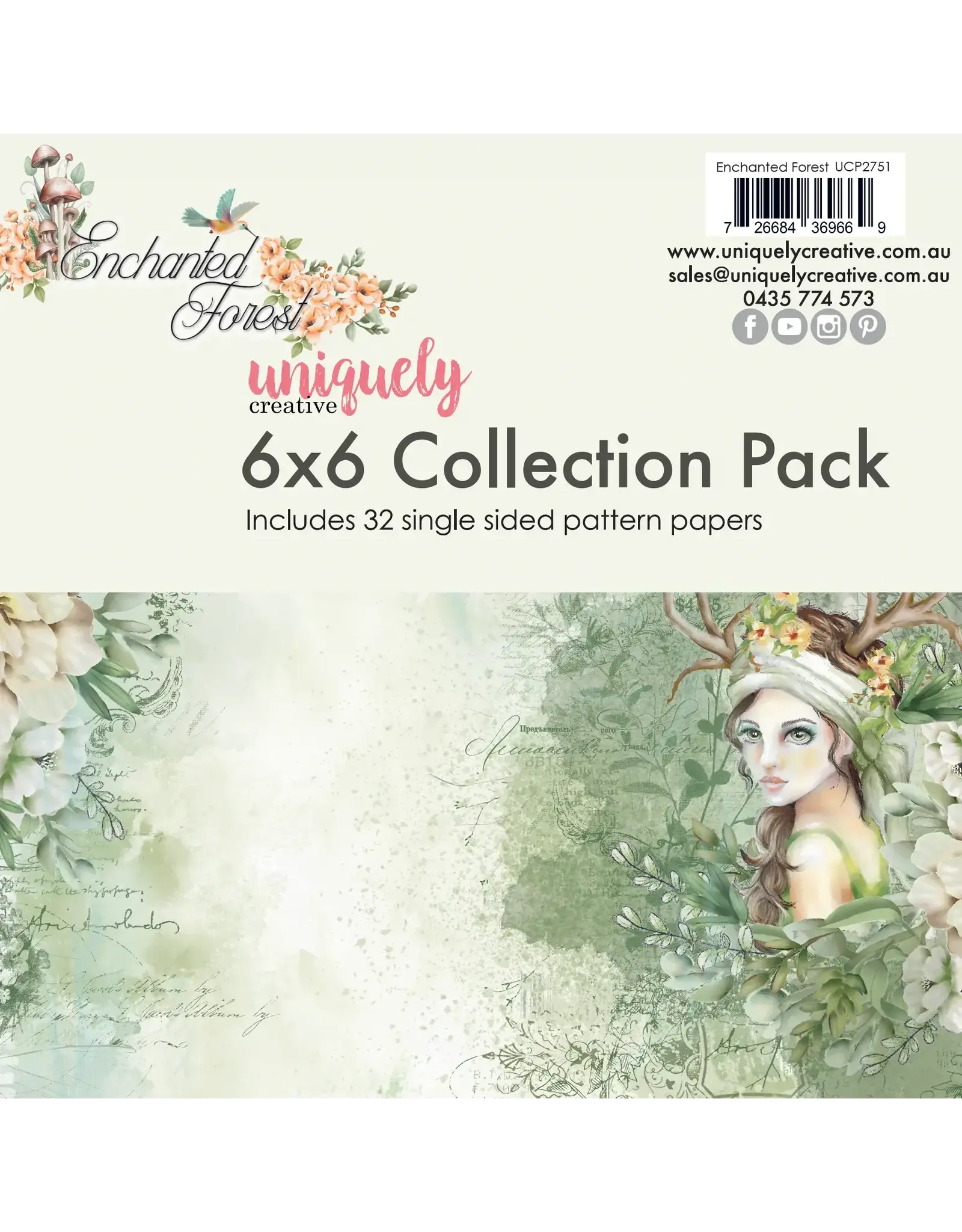 UNIQUELY CREATIVE UNIQUELY CREATIVE ENCHANTED FOREST 6x6 COLLECTION PACK