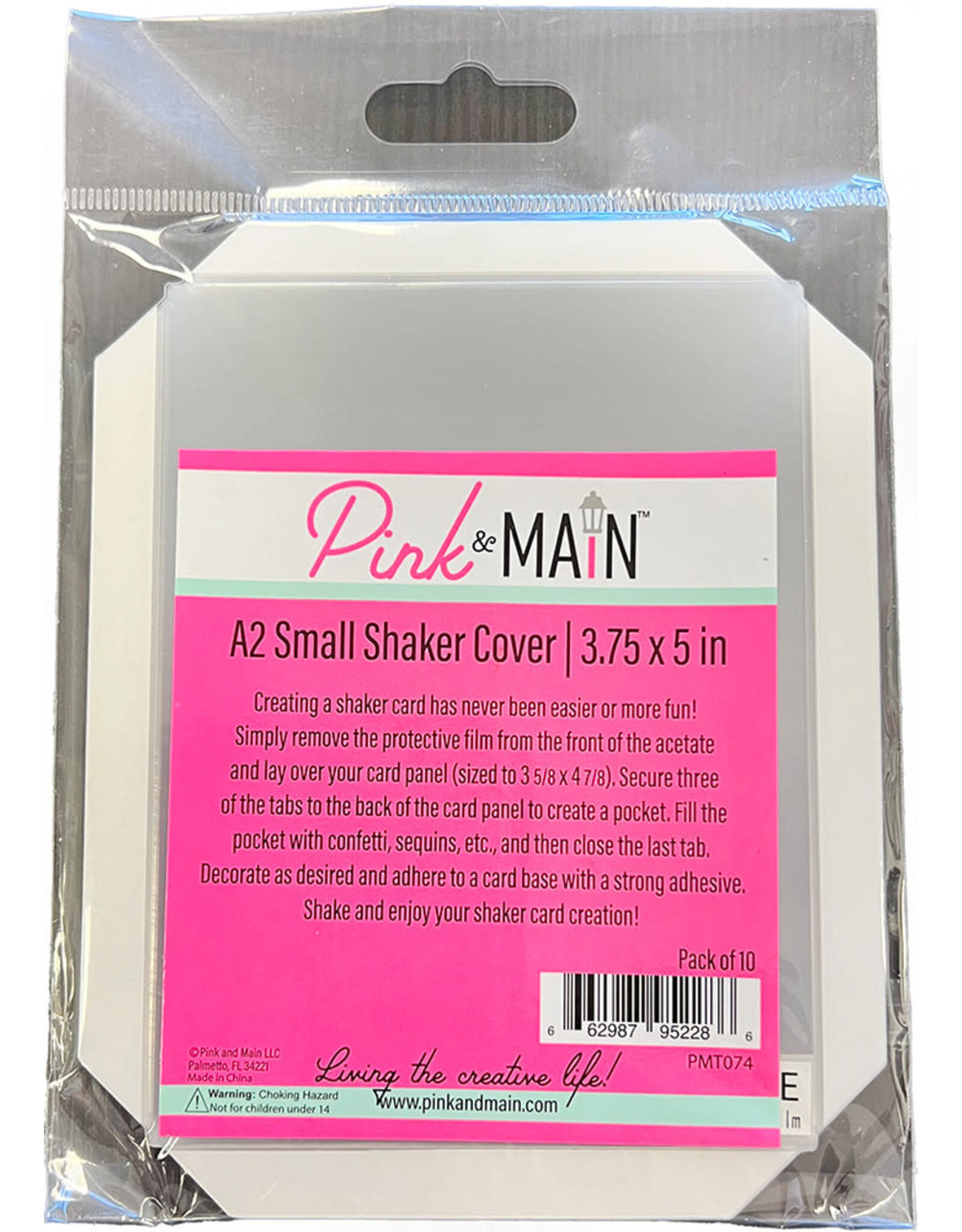 PINK & MAIN PINK & MAIN SMALL A2 SHAKER COVER 3.75x5 10/PK