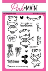PINK & MAIN PINK & MAIN MY HEART DANCE CLEAR STAMP SET