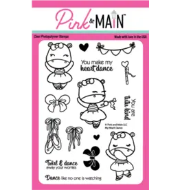 PINK & MAIN PINK & MAIN MY HEART DANCE CLEAR STAMP SET