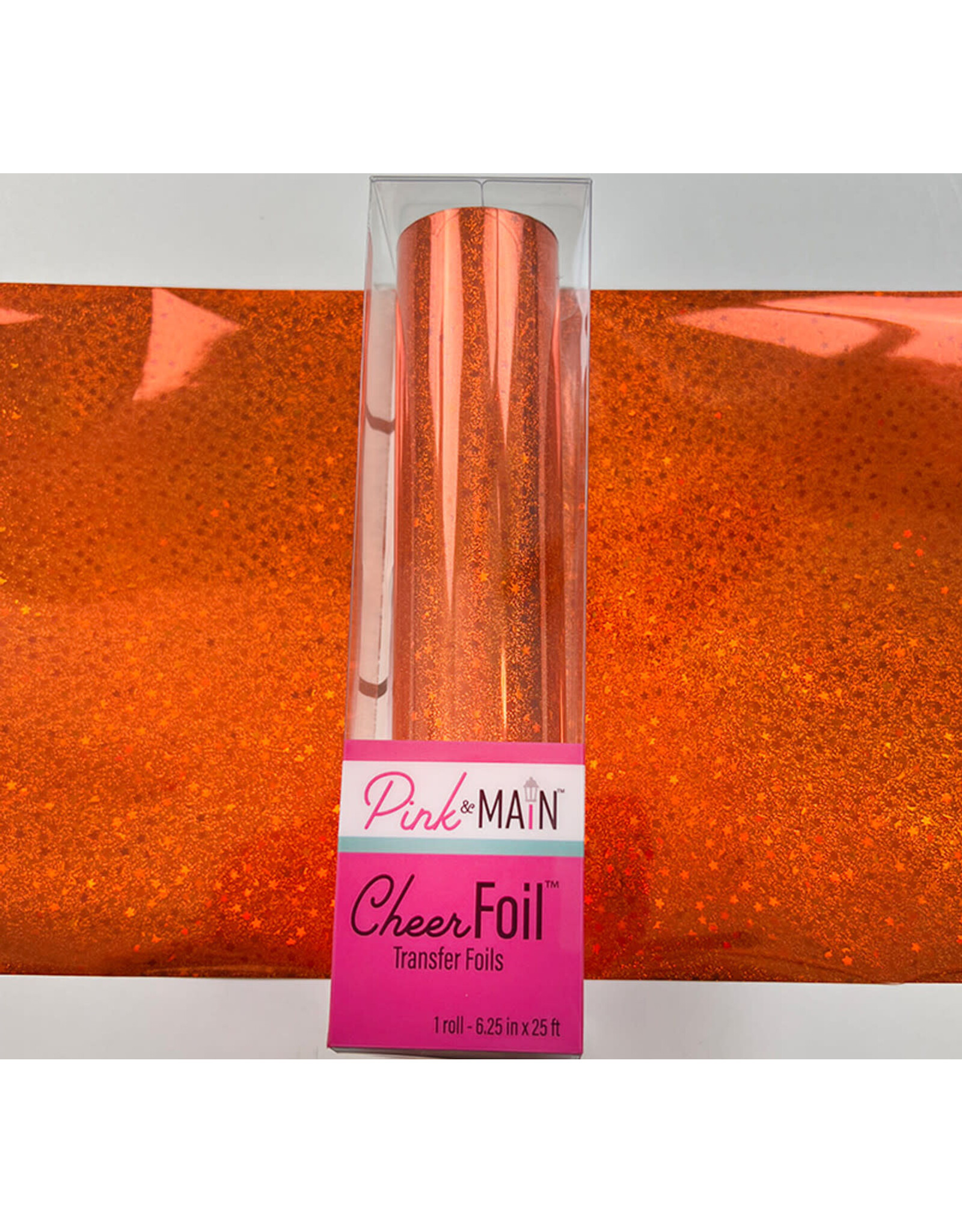 PINK & MAIN PINK & MAIN SPARKLE ORANGE CHEERFOIL