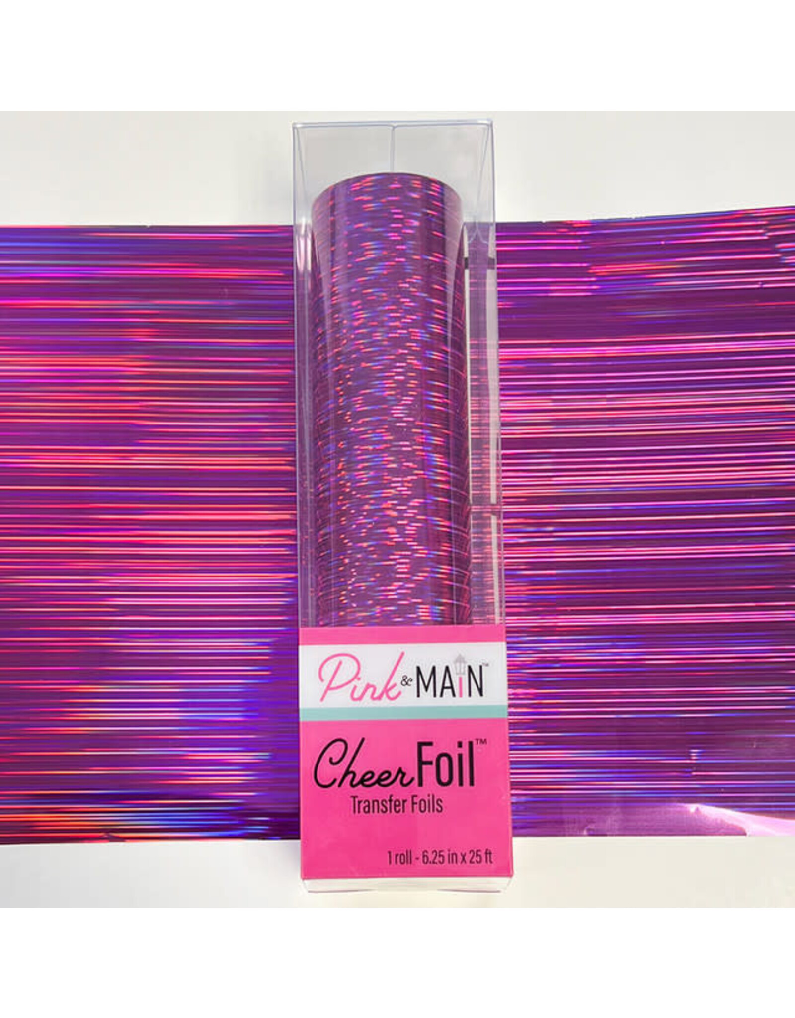 PINK & MAIN PINK & MAIN STREAKS PURPLE CHEERFOIL