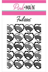 PINK & MAIN PINK & MAIN FOILABLES RAINBOW HEARTS PANELS