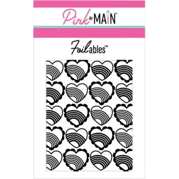 PINK & MAIN PINK & MAIN FOILABLES RAINBOW HEARTS PANELS