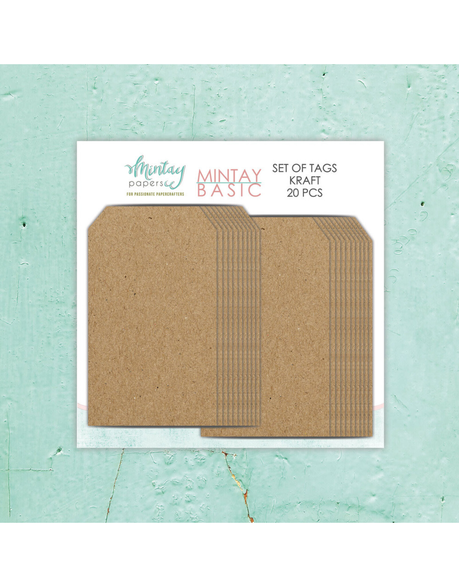 MINTAY MINTAY BASIC KRAFT TAGS 20/PK