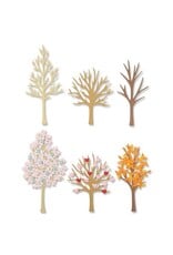 SIZZIX SIZZIX JENNIFER OGBORN SEASONAL TREES THINLITS DIE SET