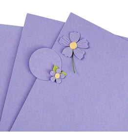 SPELLBINDERS SPELLBINDERS PERIWINKLE COLOR ESSENTIALS CARDSTOCK 8.5x11 10/PK