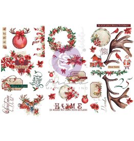 PRIMA PRIMA MARKETING FROM THE NORTH POLE 6x12 TRANSFERS 3/PK
