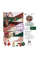 PRIMA PRIMA MARKETING FROM THE NORTH POLE 12x12 PAPER PAD 26 SHEETS