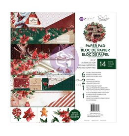 PRIMA PRIMA MARKETING FROM THE NORTH POLE 12x12 PAPER PAD 26 SHEETS