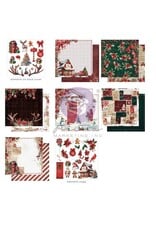 PRIMA PRIMA MARKETING FROM THE NORTH POLE 12x12 PAPER PAD 26 SHEETS