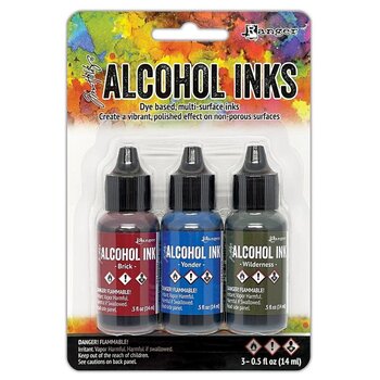 RANGER TIM HOLTZ ALCOHOL INK EXPEDITION - BRICK/YONDER/WILDERNESS 0.5OZ