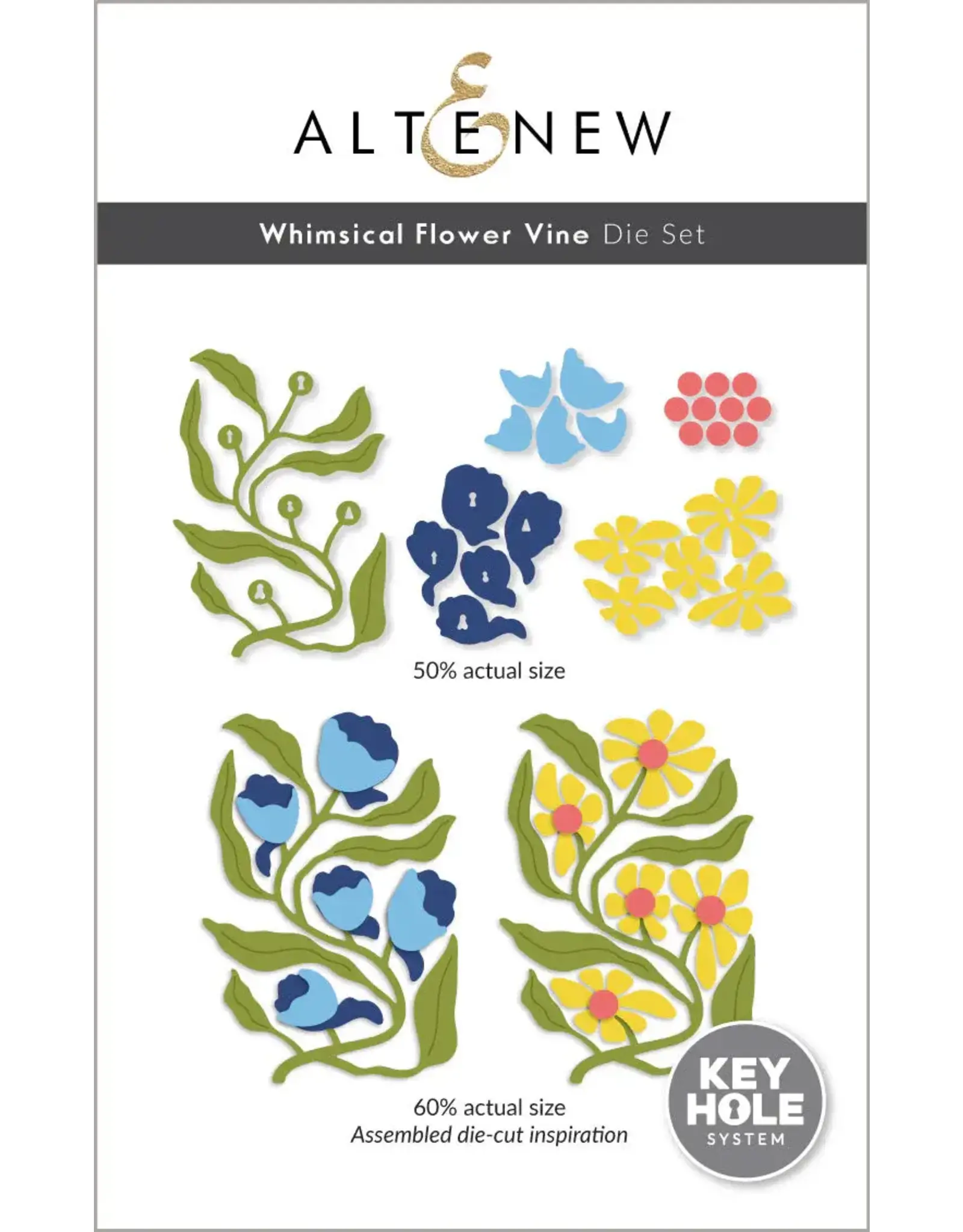 ALTENEW ALTENEW WHIMSICAL FLOWER VINE DIE SET