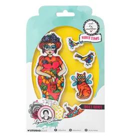 STUDIOLIGHT STUDIOLIGHT ART BY MARLENE SIGNATURE COLLECTION FRIDA'S FRIENDS CLING STAMP SET