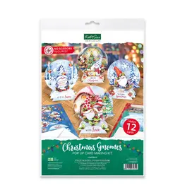 KATY SUE KATY SUE CHRISTMAS GARDEN GNOMES POP UP CARD MAKING KIT