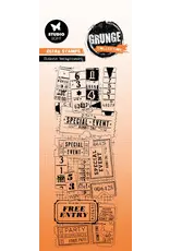 STUDIOLIGHT STUDIOLIGHT GRUNGE COLLECTION TICKETS BACKGROUND CLEAR STAMP