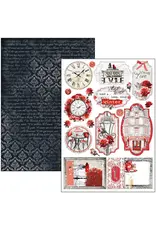 CIAO BELLA CIAO BELLA PARIS JE T'AIME A4 CREATIVE PAD 9 SHEETS