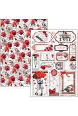 CIAO BELLA CIAO BELLA PARIS JE T'AIME A4 CREATIVE PAD 9 SHEETS