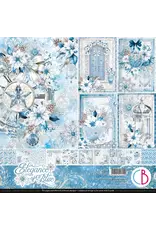 CIAO BELLA CIAO BELLA ELEGANCE OF BLUE 12x12 PAPER PAD 12 SHEETS