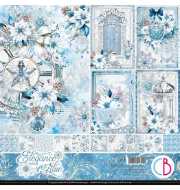 CIAO BELLA CIAO BELLA ELEGANCE OF BLUE 12x12 PAPER PAD 12 SHEETS