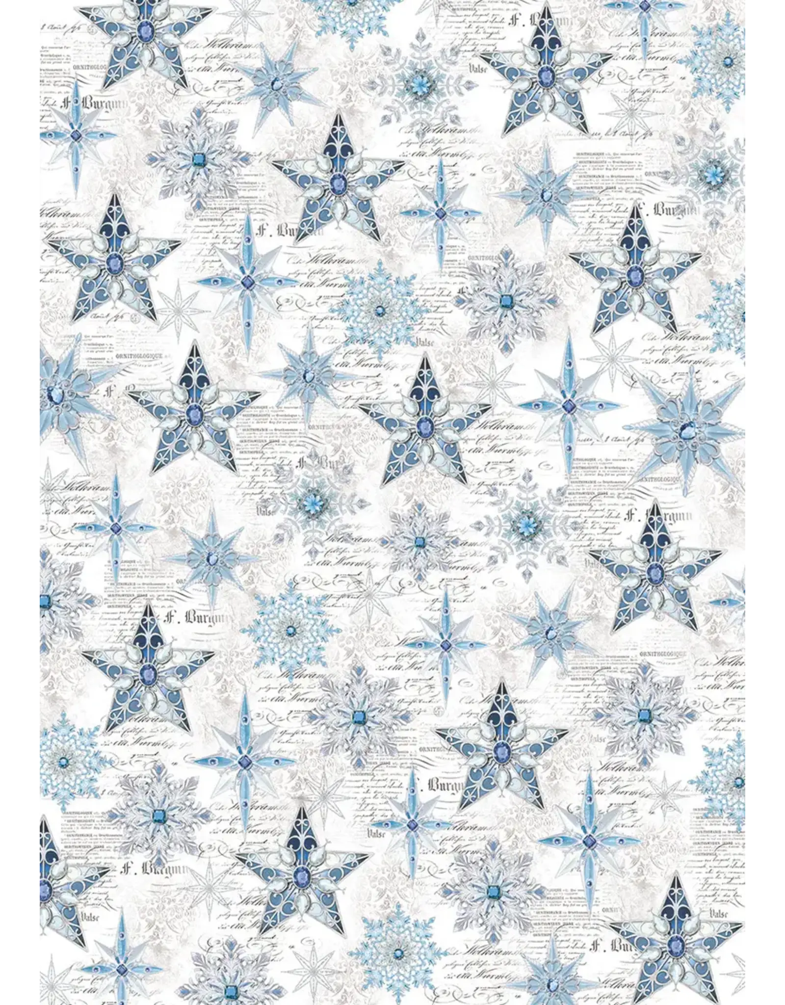 CIAO BELLA CIAO BELLA ELEGANCE OF BLUE A4 VELLUM PAPER 6 SHEETS