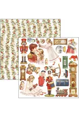 CIAO BELLA CIAO BELLA THE NUTCRACKER 12x12 PATTERNS PAD 8 SHEETS