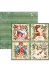 CIAO BELLA CIAO BELLA THE NUTCRACKER 12x12 PATTERNS PAD 8 SHEETS