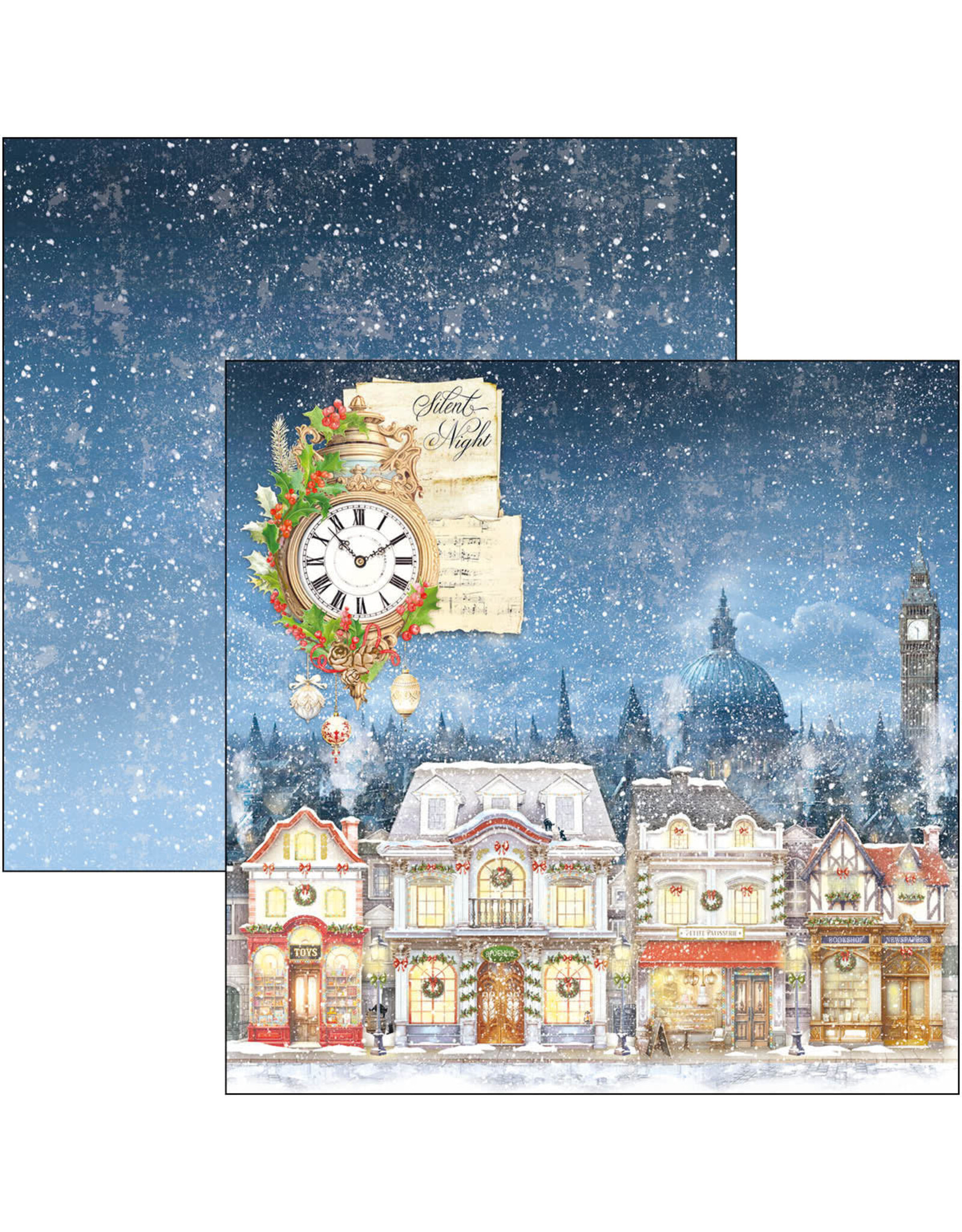 CIAO BELLA CIAO BELLA THE NUTCRACKER 12x12 PATTERNS PAD 8 SHEETS