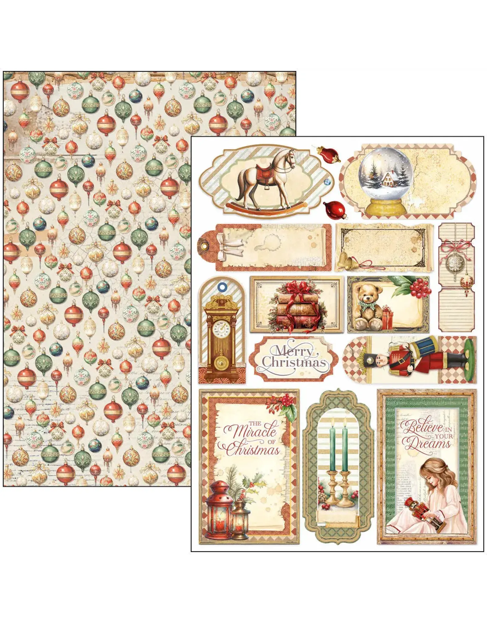 CIAO BELLA CIAO BELLA THE NUTCRACKER A4 CREATIVE PAD 9 SHEETS