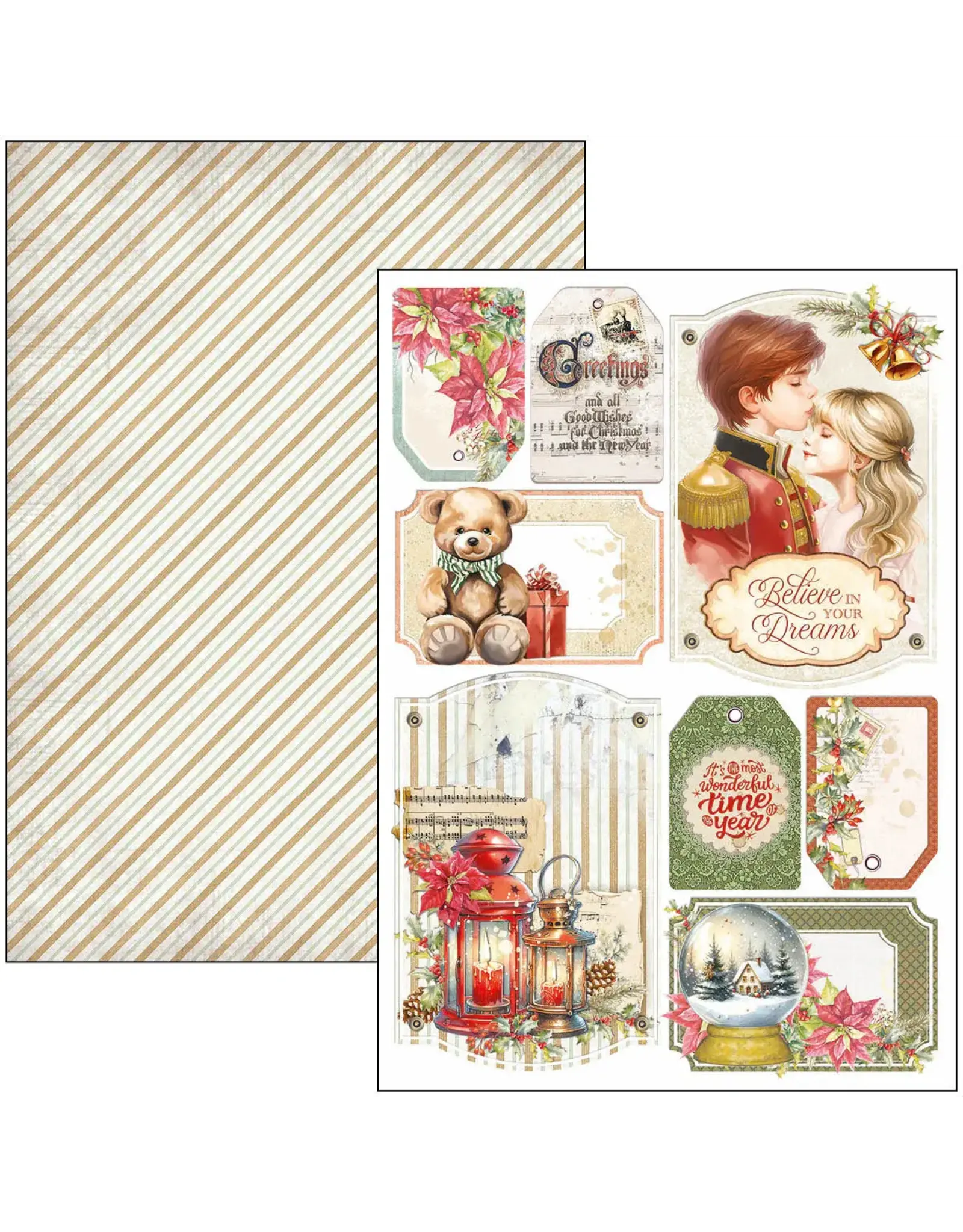 CIAO BELLA CIAO BELLA THE NUTCRACKER A4 CREATIVE PAD 9 SHEETS