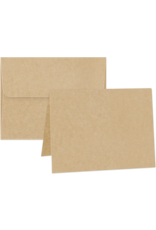 GRAPHIC 45 GRAPHIC 45 KRAFT A2 CARDS WITH ENVELOPES 4.25x5.5 6/pk