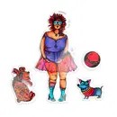 STUDIOLIGHT STUDIOLIGHT ART BY MARLENE SIGNATURE COLLECTION DOGGIE DIVA CLING STAMP SET