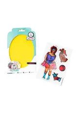 STUDIOLIGHT STUDIOLIGHT ART BY MARLENE SIGNATURE COLLECTION DOGGIE DIVA CLING STAMP SET