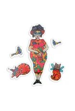 STUDIOLIGHT STUDIOLIGHT ART BY MARLENE SIGNATURE COLLECTION FRIDA'S FRIENDS CLING STAMP SET