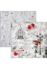 CIAO BELLA CIAO BELLA PARIS JE T'AIME 8x8 PAPER PAD 12 SHEETS