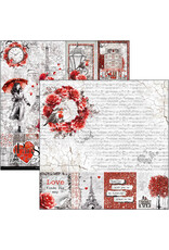 CIAO BELLA CIAO BELLA PARIS JE T'AIME 12x12 PAPER PAD 12 SHEETS