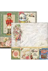 CIAO BELLA CIAO BELLA THE NUTCRACKER 8x8 PAPER PAD 12 SHEETS