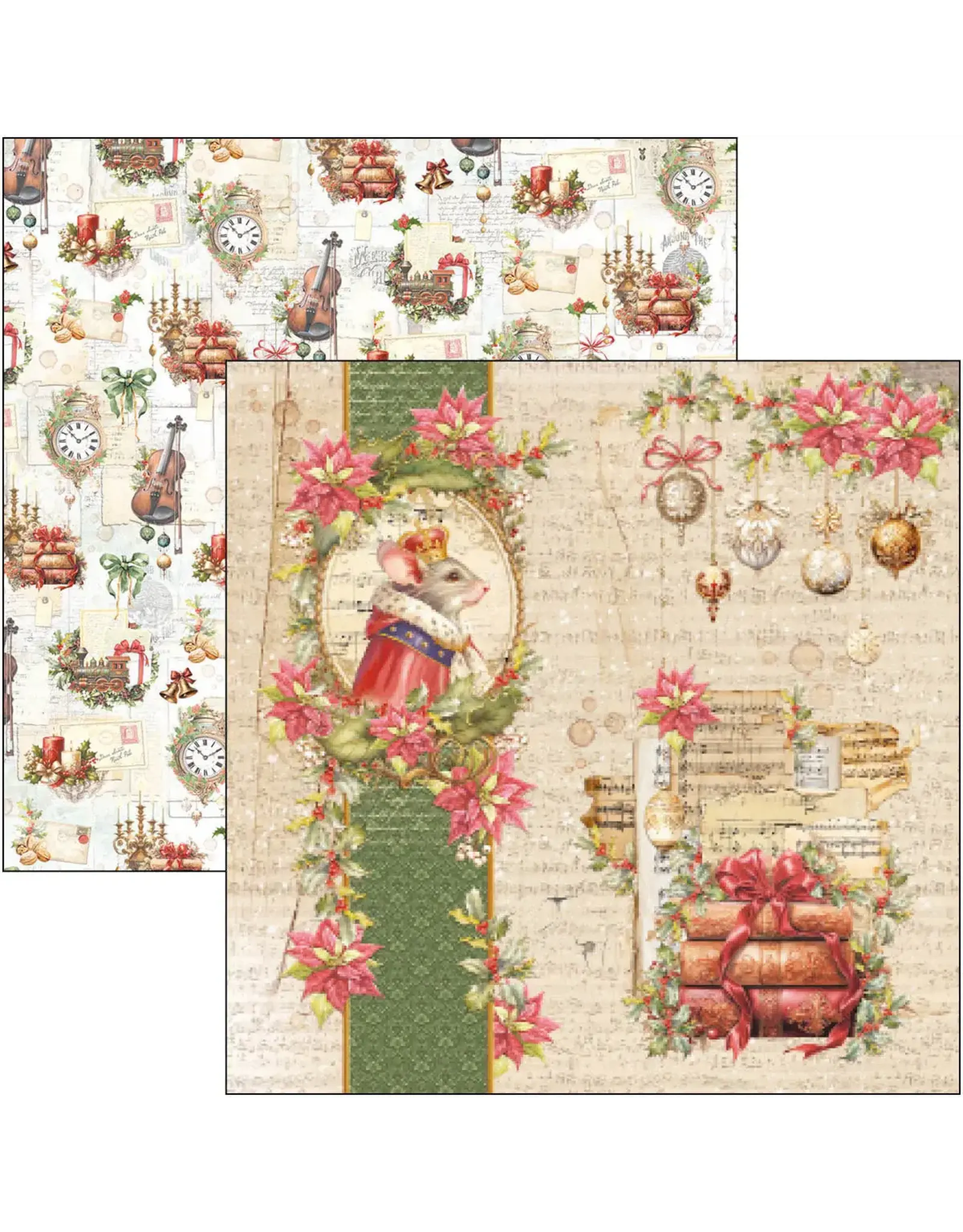 CIAO BELLA CIAO BELLA THE NUTCRACKER 8x8 PAPER PAD 12 SHEETS