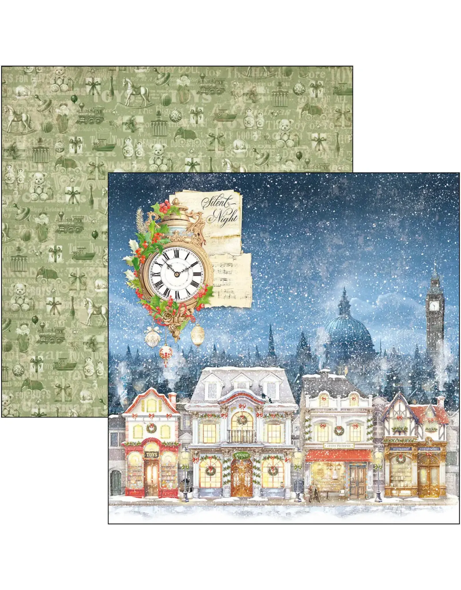 CIAO BELLA CIAO BELLA THE NUTCRACKER 8x8 PAPER PAD 12 SHEETS